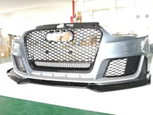 Load image into Gallery viewer, A3/S3 14-16 8V RS3 style front bumper kit with Grilles