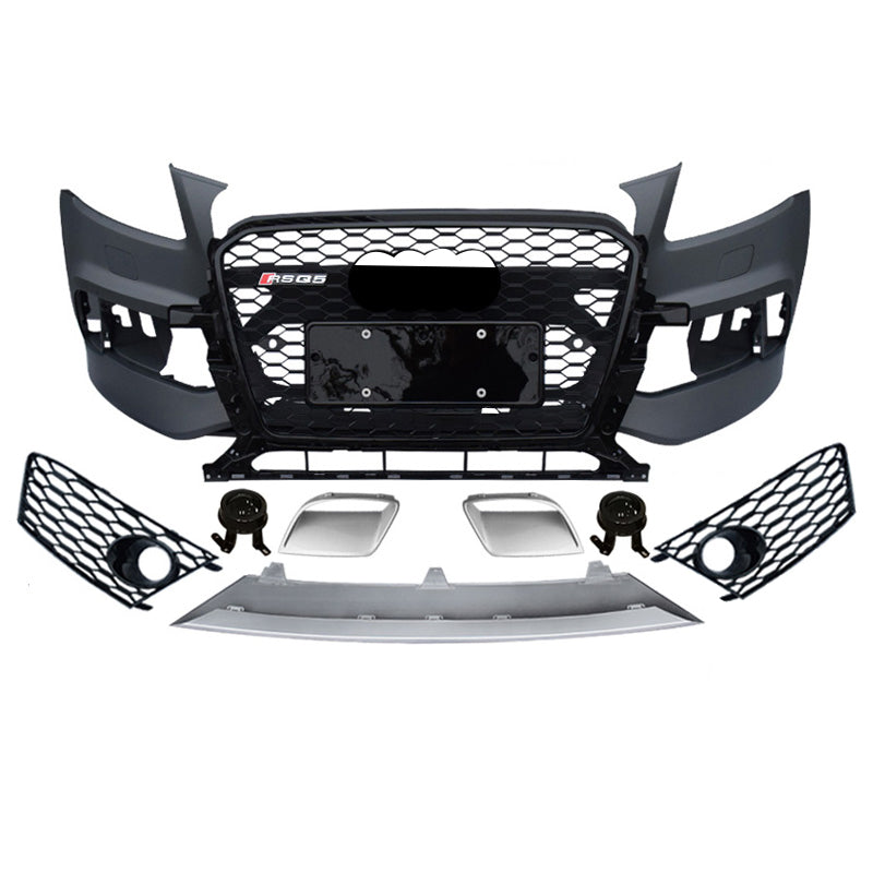 Q5 13-17 RSQ5 BUMPER style front bumper kit with Grilles