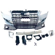 Load image into Gallery viewer, A8/S8 15-17 RS8 style front bumper kit with Grilles