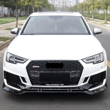 Load image into Gallery viewer, A4/S4 17-19 B9 RS4 style front bumper kit with Grilles