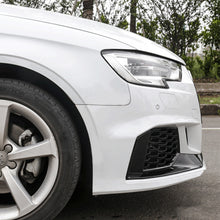 Load image into Gallery viewer, A3 17-19 8V5 RS3 style front bumper kit with Grilles