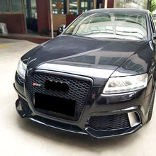 Load image into Gallery viewer, A6 05-11 RS6 BUMPER style front bumper kit with Grilles