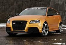 Load image into Gallery viewer, A3 09-13 RS3 BUMPER style front bumper kit with Grilles