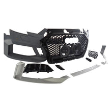 Load image into Gallery viewer, A3 17-19 8V5 RS3 style front bumper kit with Grilles
