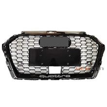 Load image into Gallery viewer, A3 17-19 8V5 RS3 style front bumper kit with Grilles w/ACC option