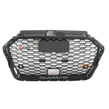 Load image into Gallery viewer, A3 17-19 8V5 RS3 style front bumper kit with Grilles w/ACC option
