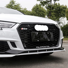 Load image into Gallery viewer, A3/S3 2017-2019 RS3 style front bumper conversion complete with grilles