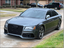 Load image into Gallery viewer, A8/S8 11-14 RS8 style front bumper kit with Grilles