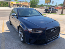Load image into Gallery viewer, A4/S4 2013-2016 RS4 style front bumper kit complete with grilles
