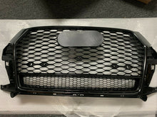 Load image into Gallery viewer, Q3 SQ3 RSQ3 Style 2015-2018 Gloss black Grill Grille Emblem Quattro