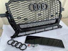 Load image into Gallery viewer, Q5/SQ5 RSQ5 Style Honeycomb Front Grill Upper Grille W/Quattro 2013-17