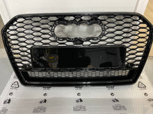 Load image into Gallery viewer, RS6 style Quattro grill for 2016-2018 Audi A6/S6 C7.5 with honeycomb fog &quot;ACC&quot; covers
