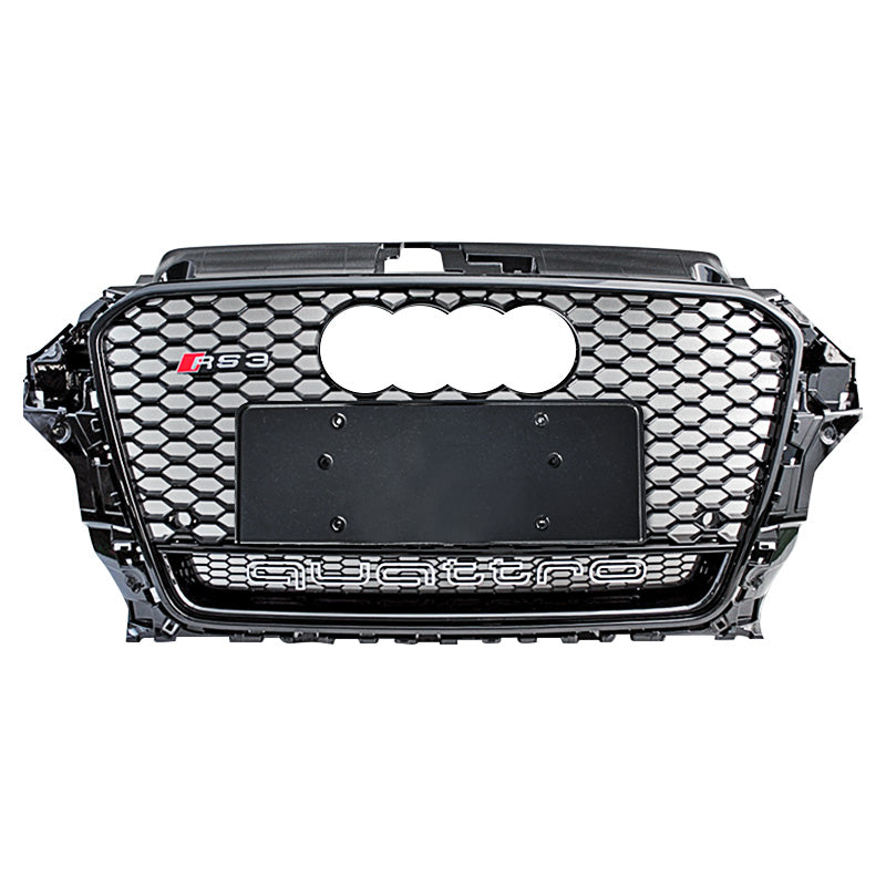 A3/S3 2013-2016 8V RS3 black frame black honeycomb with lower frame