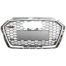 Load image into Gallery viewer, RS3 Style Grille Front Honeycomb Full Mesh Quattro Grille for Audi A3 S3 8V5 2017-2019
