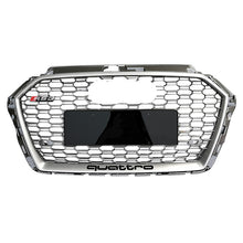 Load image into Gallery viewer, RS3 Style Grille Front Honeycomb Full Mesh Quattro Grille for Audi A3 S3 8V5 2017-2019
