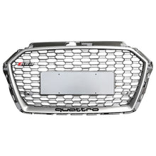 Load image into Gallery viewer, RS3 Style Grille Front Honeycomb Full Mesh Quattro Grille for Audi A3 S3 8V5 2017-2019
