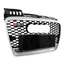 Load image into Gallery viewer, RS4 style grill for 2006-08 Audi A4 base Gloss grill with Quattro frame
