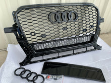 Load image into Gallery viewer, Q5/SQ5 RSQ5 Style Honeycomb Front Grill Upper Grille W/Quattro 2013-17
